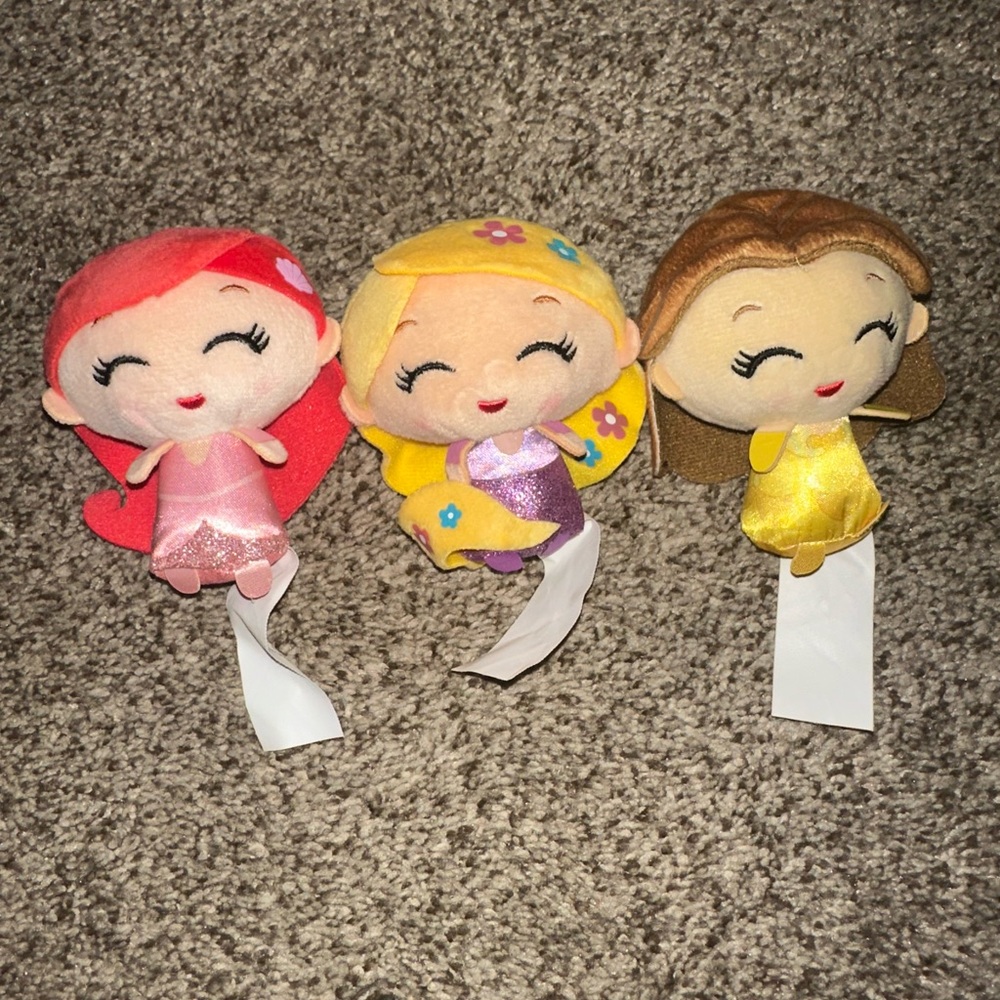 Disney Princess mini Plush Dolls